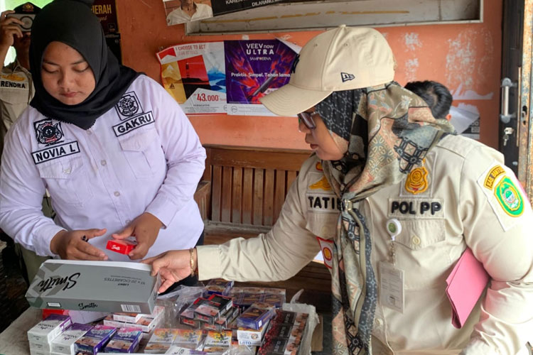 Satpol PP Bantul Temukan 43.666 Batang Rokok Ilegal per Oktober 2025