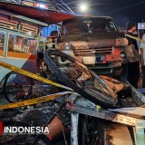 Lakalantas di Kota Banjar, Minibus Tabrak Gerobak Baso dan Kupat Tahu