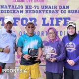 Alumni DVE Unair Edukasi Pelari Surabaya Lewat Kampanye ‘Glow with Protection'