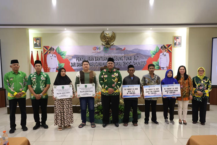 10.758 Warga Kabupaten Pasuruan Nikmati dana BLT DBHCHT