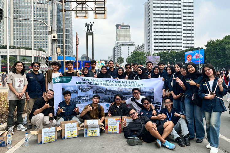 Keluarga Mahasiswa Minangkabau Jakarta Raya Galang Dana untuk Korban Bencana Sumatera