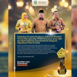 Gubernur Khofifah Terima Championship TP2DD Kawasan Jawa–Bali