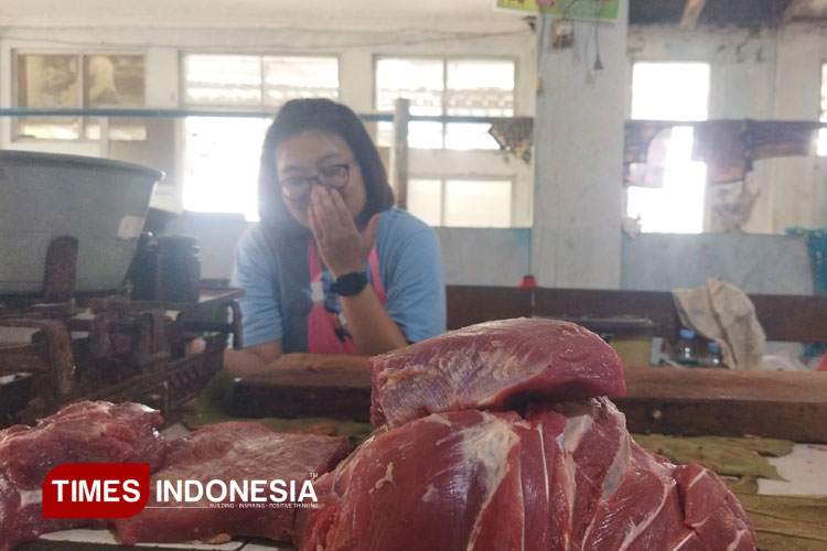 Harga Daging Sapi di Pasar Minulyo Pacitan Stabil Dua Pekan, Pedagang Akui Penjualan Naik