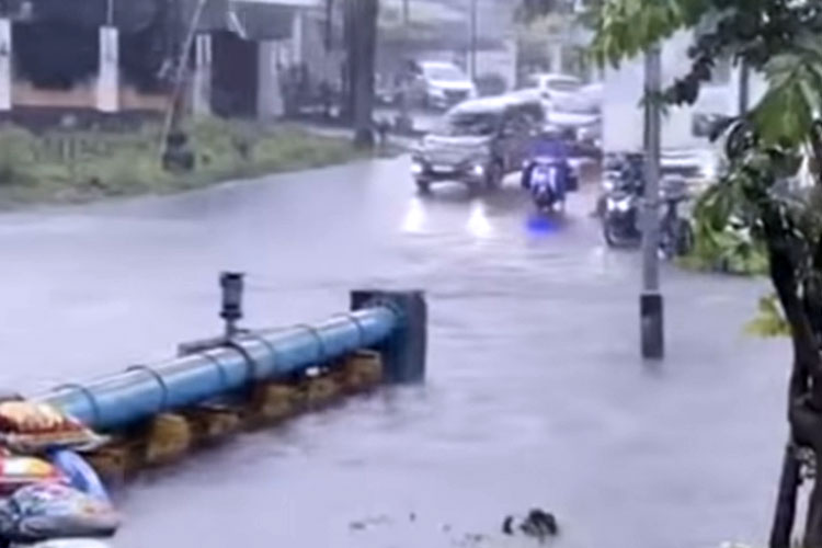Hujan Lebat di Kota Malang, Tujuh Lokasi Langsung Banjir