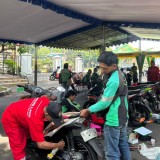 BAZNAS Kota Malang Gelar Servis dan Ganti Oli Gratis bagi 100 Pengemudi Ojek Online