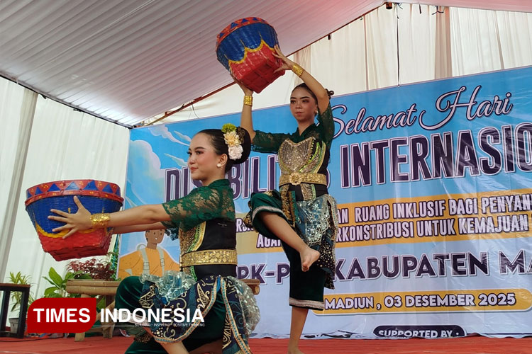 Peringati Hari Disabilitas Internasional, Siswa SLB di Madiun Tampilkan  Berbagai Karya dan Atraksi