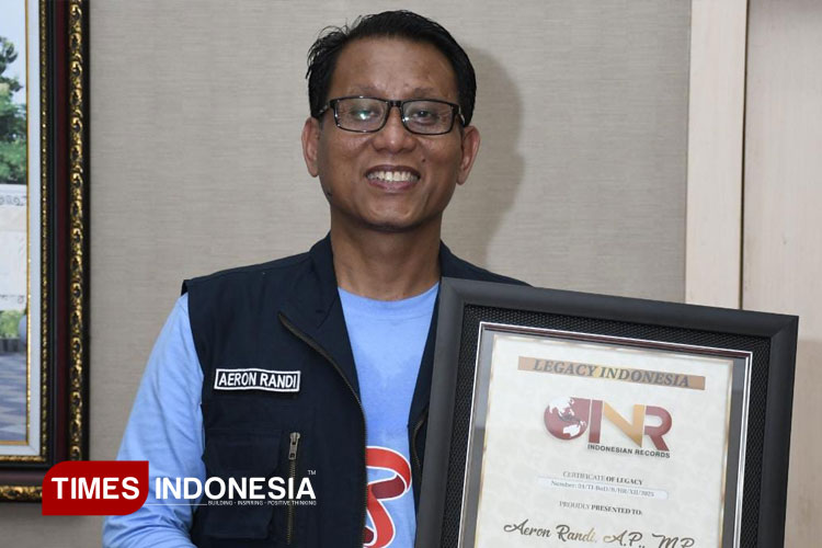 Sukses Tata Birokrasi, Ketua Korpri Majalengka Aeron Randi Dicatat Indonesia Legacy Record