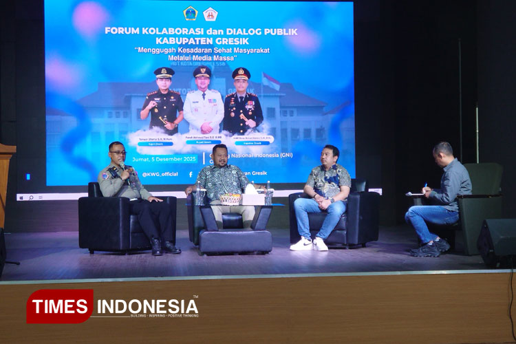 Dialog Bersama Insan Media, Bupati Gresik Ajak Warga Manfaatkan Cek Kesehatan Gratis