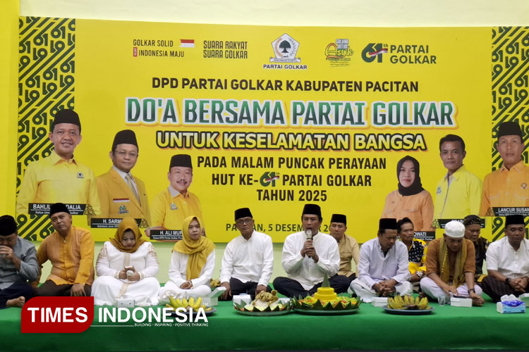 Mengetuk  Pintu Langit, Golkar Pacitan Gelar Doa Bersama untuk Keselamatan Bangsa