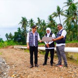 Pembangunan Tanggul Bronjong  Trenggalek Rampung 100 Persen