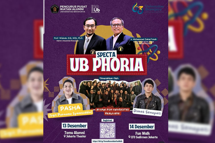 Alumni UB Wajib Hadir, Specta UB Phoria 2025: Ajang Reuni Akbar dan Kebersamaan