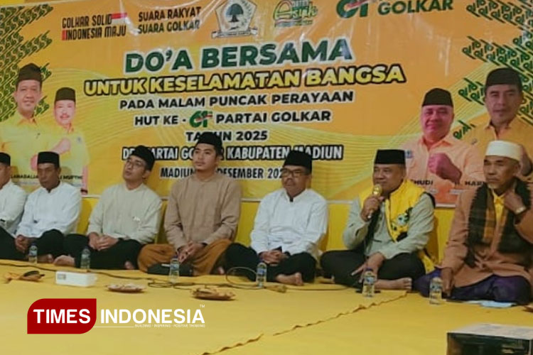 Ungkap Keprihatinan Bencana Sumatra, Kader Partai Golkar Kabupaten Madiun Ikuti Doa Bersama Serentak