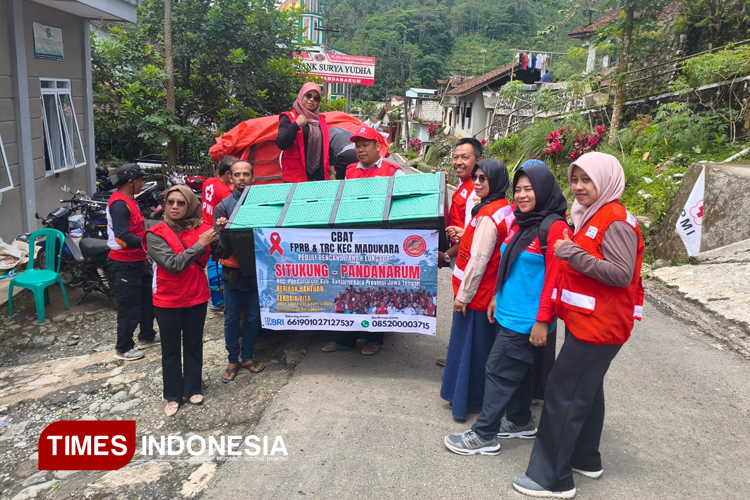 Relawan Sibat PMI Madukara Banjarnegara Galang Dana Peduli Bencana Situkung