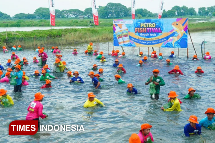 Gresik Hidupkan Tradisi Gogoh Iwak Lewat Petro Fishtival, Angkat Mutu Perikanan Lokal