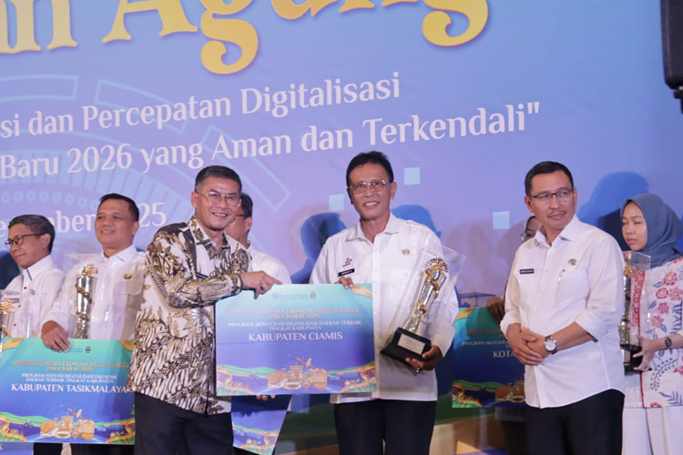 Kabupaten Ciamis Menyandang Predikat Program Digitalisasi Daerah Terbaik se-Jabar