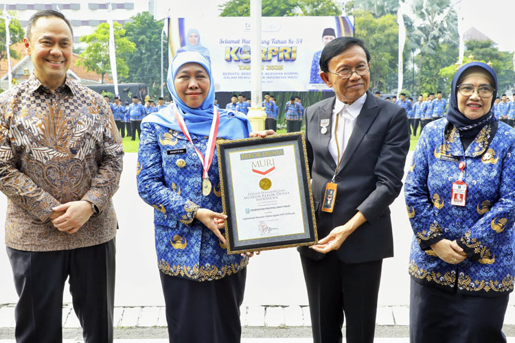 Pemetaan Talenta PNS dan CPNS Jatim Cetak Rekor MURI