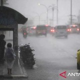 BMKG: Hujan Guyur Sebagian Besar Wilayah Indonesia pada Kamis