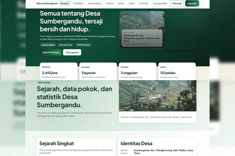 Langkah Awal Digitalisasi Sumbergandu, Website Desa Diluncurkan, Perangkat Siap Kelola Mandiri