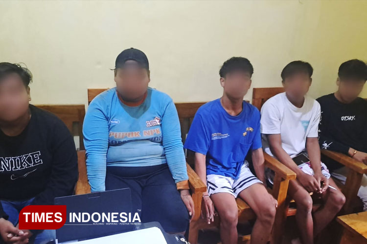 Lima Pria Berakhir Ditangkap Polisi, Usai Keroyok Sekelompok Anak Banyuwangi di Bawah Umur