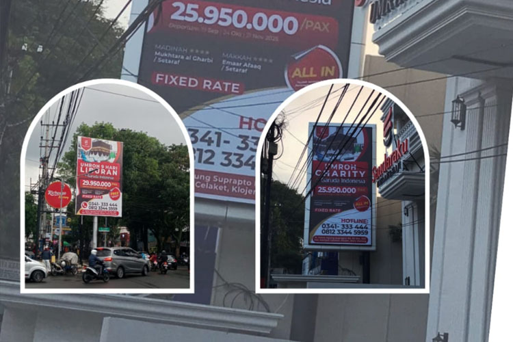 Diduga Langgar Aturan, Reklame Saudaraku di Kota Malang Belum Berizin dan Tak Bayar Retribusi