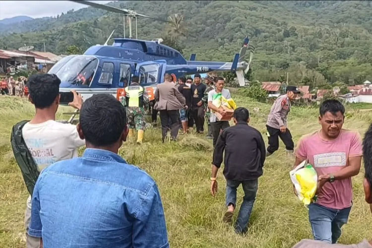 Distribusi Logistik BNPB di Sumut Capai 6,9 Ton, Fokus Menjangkau Wilayah Terisolasi Lewat Udara dan Darat