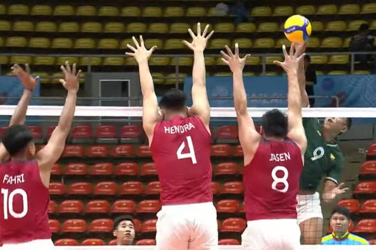 Dominasi Terjaga, Timnas Voli Putra Taklukkan Myanmar 3-0 di SEA Games 2025