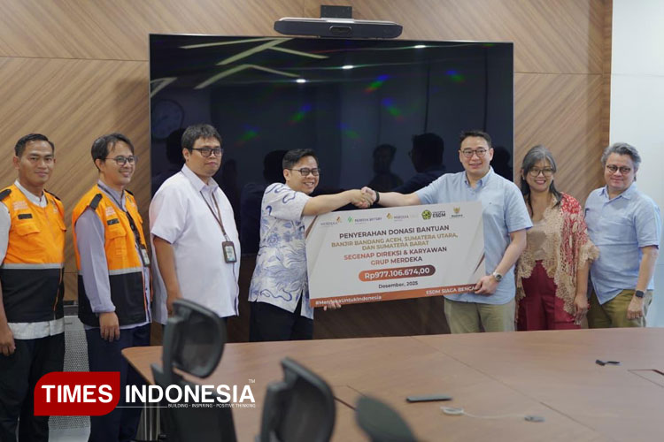 Grup Merdeka Donasi Rp977 Juta untuk Penanganan Banjir dan Longsor Sumatra