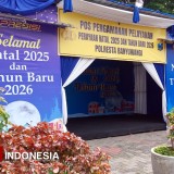 Sejumlah Posko Pengamanan dan Pelayanan Nataru di Banyuwangi Mulai Berdiri