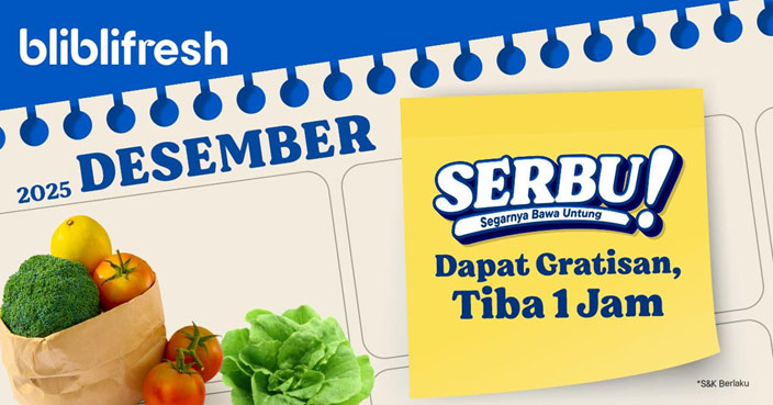 Beli Sayuran Online Praktis! Belanja Grocery Online Anda Hanya di BlibliFresh