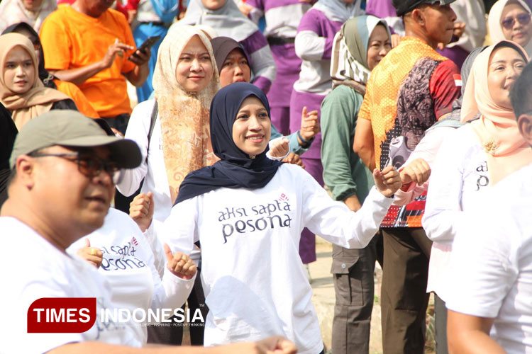 HUT ke-54 Korpri, Pemkab Rembang Gelar Pasar Murah dan Senam Massal di Taman Kartini