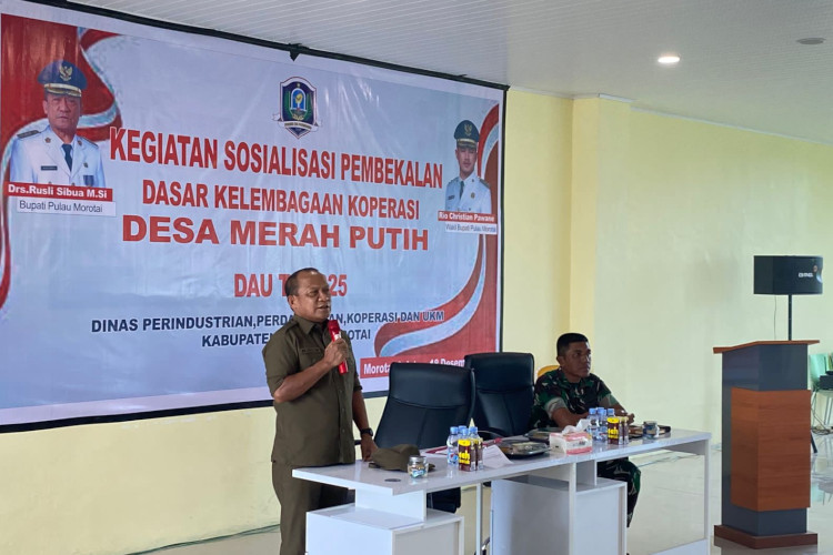 Buka Kegiatan Pembekalan Dasar Koperasi Desa Merah Putih, Begini Pesan Bupati Morotai