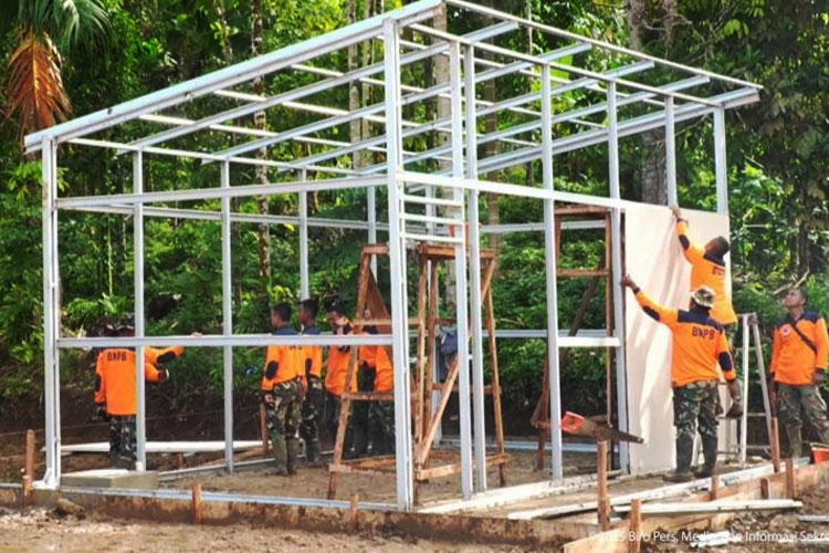 Presiden Prabowo Targetkan Hunian Sementara Korban Bencana Agam Rampung dalam Satu Bulan