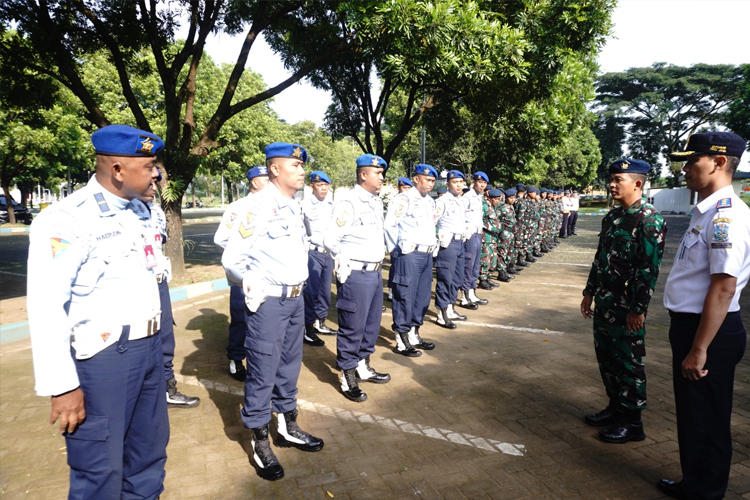 Lanud Abdulrachman Saleh Gelar Apel Pengamanan Posko Nataru