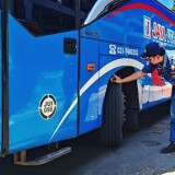Jamin Keselamatan Libur Nataru, Tim Gabungan di Rembang Gelar Ramp Check dan Tes Urine Sopir