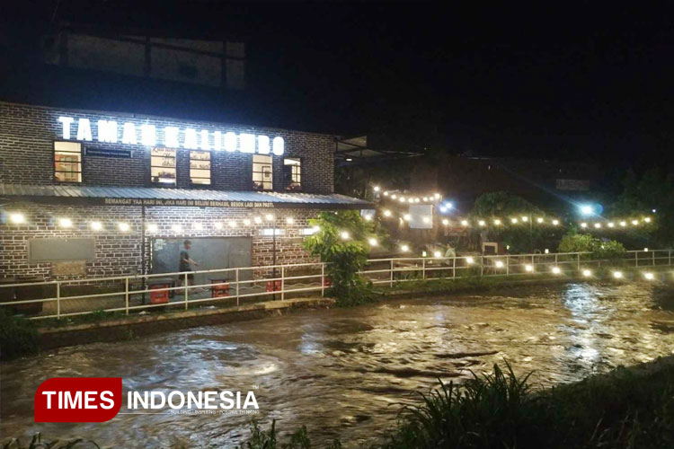 Debit Sungai di Kota Kediri Naik Tajam, Warga Diminta Waspada