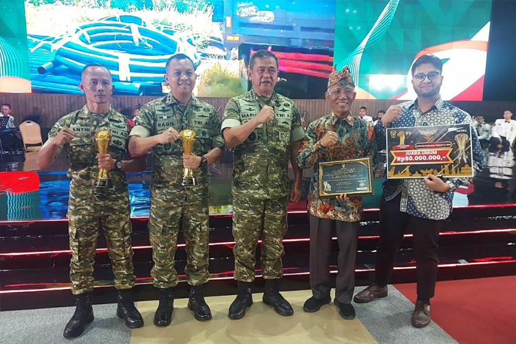 Desa Canggu Kabupaten Kediri Juara Umum Kampung Pancasila 2025, Raih KASAD Award