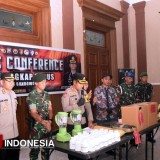 Jelang Nataru 2025, Polres Bondowoso Musnahkan Obat-obatan Terlarang