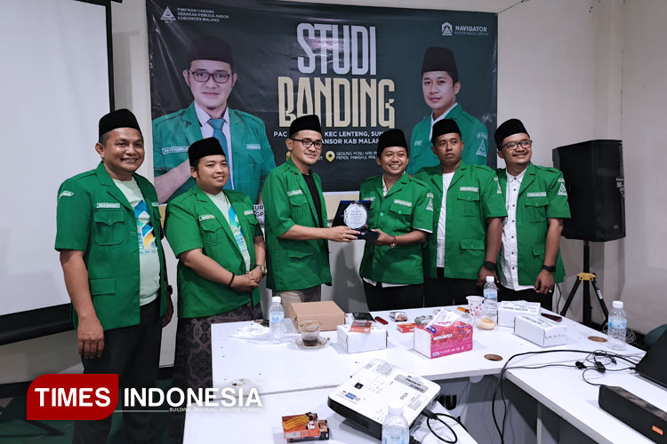 Studi Banding Organisasi, PAC GP Ansor Lenteng Kunjungi PC Ansor Kabupaten Malang