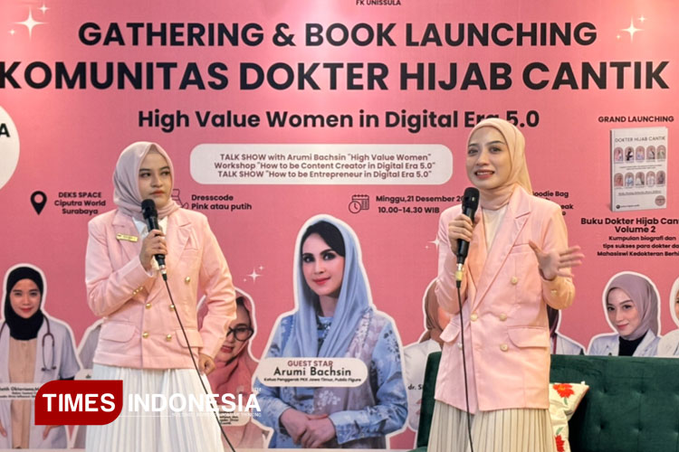 Optimalisasi Potensi Nonmedis, Komunitas Dokter Hijab Cantik Indonesia Luncurkan Buku