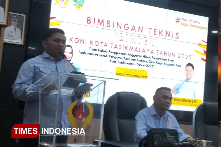 Jelang Porprov 2026, KONI Kota Tasikmalaya Gelar Bimtek Tata Kelola Dana Hibah