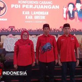 Husen Kembali Pimpin DPC PDI Perjuangan Lamongan, Wabup Dirham Jadi Bendahara