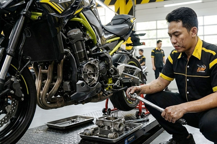 Hadir di Bekasi, TJM Motozone Hadirkan Servis Motor Modern yang Nyaman dan Presisi