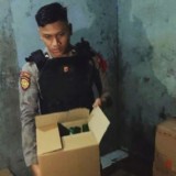 Grebek Rumah Kontrakan, Polres Ciamis Amankan 1.286 Botol Miras