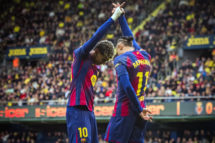 Raphinha dan Yamal Kian Tajam, Barcelona Menjauh dari Kejaran Madrid