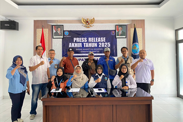 Sepanjang 2025, BNNK Bantul Bekuk Belasan Pengedar Sabu