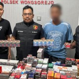 Gerebek Toko di Banyuwangi, Polisi Sita Ribuan Batang Rokok Ilegal