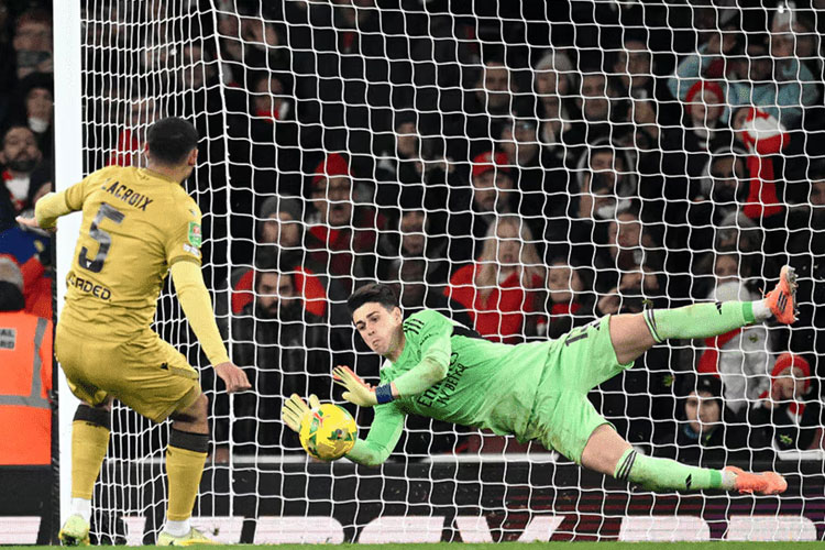 Kepa Jadi Pahlawan, Arsenal Singkirkan Crystal Palace dan Lolos ke Semifinal Carabao Cup