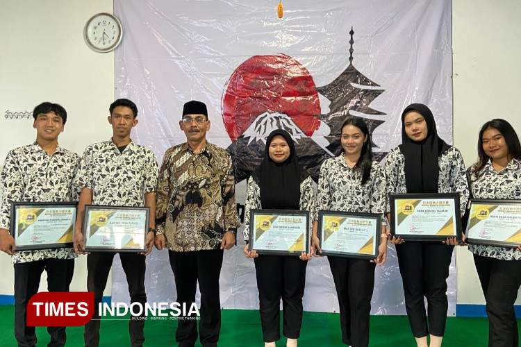 Tasyakuran dan Doa Bersama Iringi Keberangkatan Siswa LPK Bala Wangi Training Banyuwangi ke Jepang