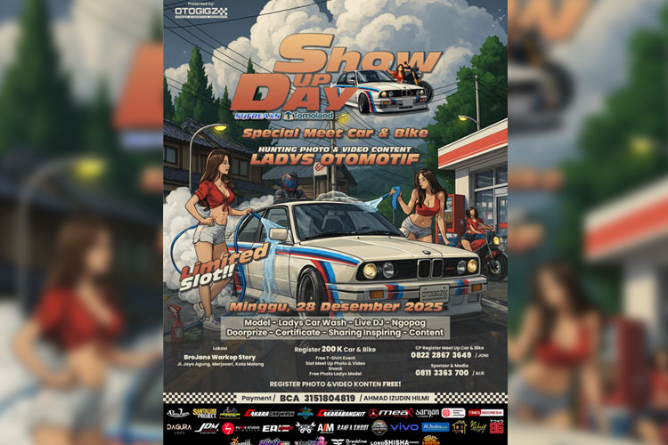 Show Up Day 2025 di Malang Ajang Komunitas Otomotif Bertemu Ekosistem Kreator Konten