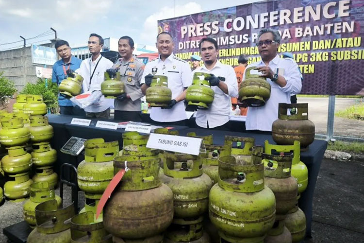 Modus Pangkas Isi Tabung Gas 3 Kg, SPBE di Serang Rugikan Negara Rp3,3 Miliar